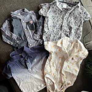 4 baby boy dress shirts